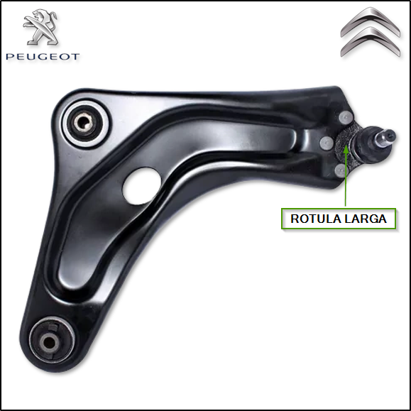 PARRILLA DE SUSPENSION DER CITROEN C-ELYSEE/301/208 GTI (CON ROTULA LARGA)