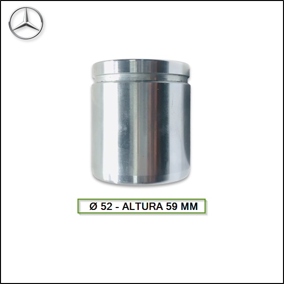 PISTO DE FRENO - MERCEDES BENZ SPRINTER 515  Ø 52 - ALTURA: 59 MM - BREMBO