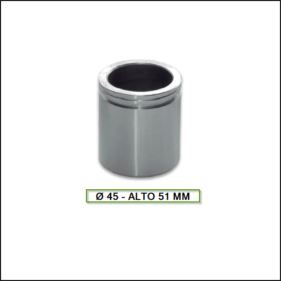 PISTON P/CALIPER DE FRENO A DISCO RENAULT RODEO /TRAFIC DIAM. 45 ALT. 51 BENDIX
