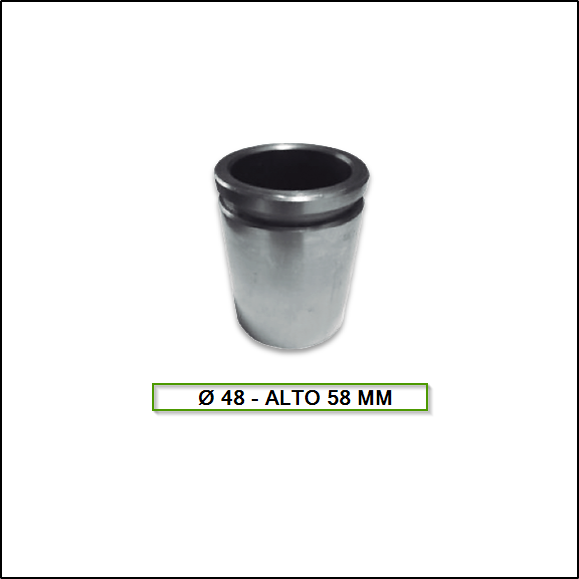 PISTON DE FRENO DEL. FIAT DUCATO 2007/... - PEUGEOT BOXER - CITROEN JUMPER - (DIAM: 48 - ALT: 58)