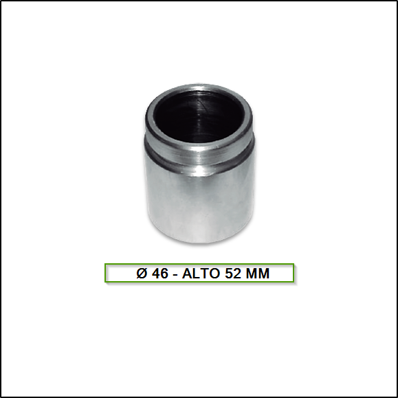 PISTON DE FRENO- CHEVROLET BLAZER 4X4 97/05 TRASERO - S-10 98/04 ( Ø 46 - ALTO 52 MM)