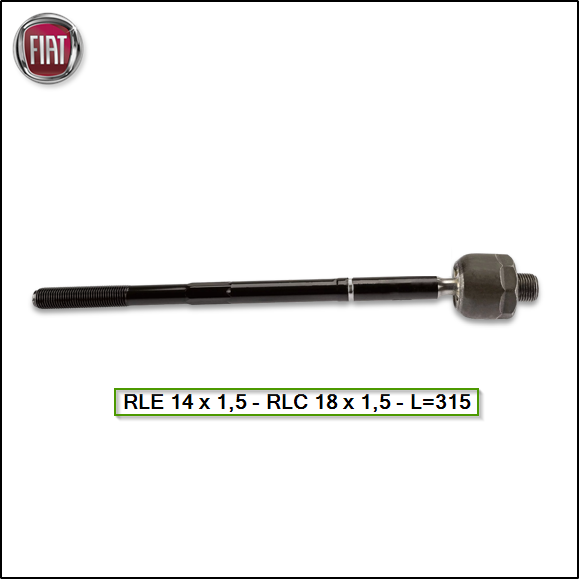 ART. AXIAL (PRECAP) -  FIAT DOBLO 13/... (RLCM 18 x 1,5 - RLE 14 x 1.5 L=315)
