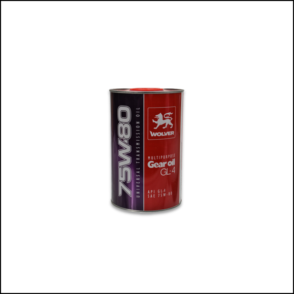 WOLVER MULTIPURPOSE GEAR OIL 75W80 GL-4  X 1 LITRO (CAJA X 12)