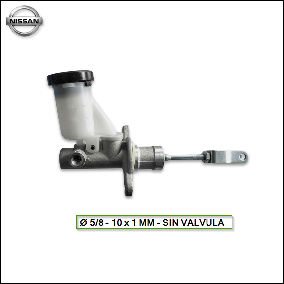 BOMBA DE EMBRAGUE NISSAN PICK UP D-22 98/03 - FRONTIER NP-300 10/14 (SALIDA CON ROSCA 10X1) - SIN VALVULA