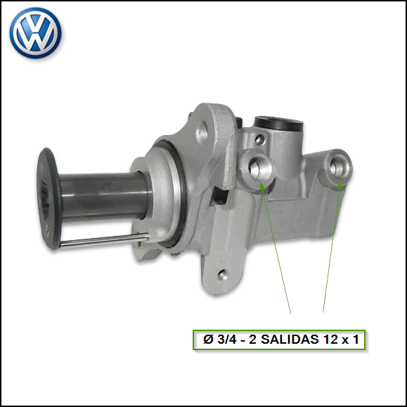 BOMBA DE FRENO - VOLKSWAGEN GOL TREND - SURAN - SAVEIRO - VOYAGE 19,05  2  12X1