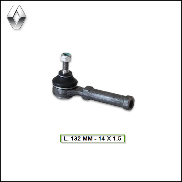 EXTREMO DE DIRECCION IZQ RENAULT CLIO 95/98 /KANGOO 98/00 /MEGANE/SCENIC  (CON CONTRATUERCA)