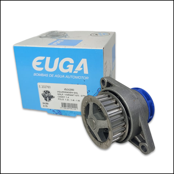 BOMBA DE AGUA GOL TREND/ FOX/ CROSSFOX / POLO 1.6 - POLEA ANGOSTA DE 27 DIENTES (ALTURA 50)