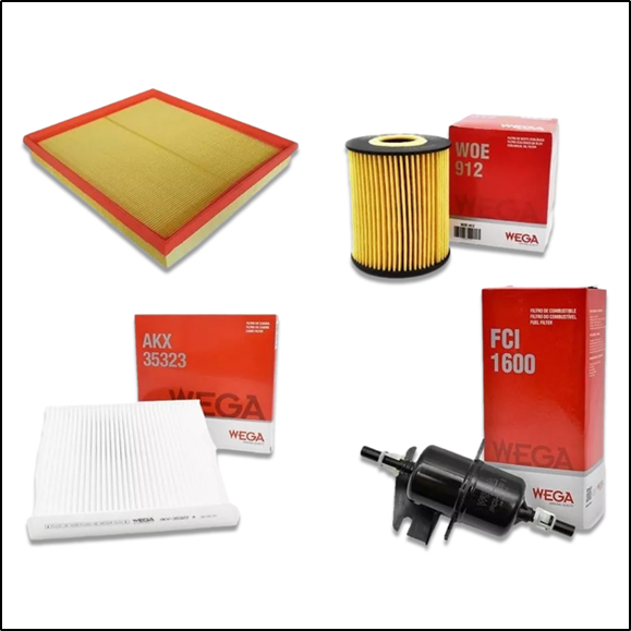 KIT FILTROS (WEGA) - FIAT ARGO CRONOS 1.8