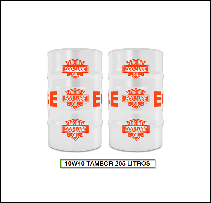 COMBO 10W40 ECO LUBE TAMBOR 205 Lts. (ECO-20-0105 X2)