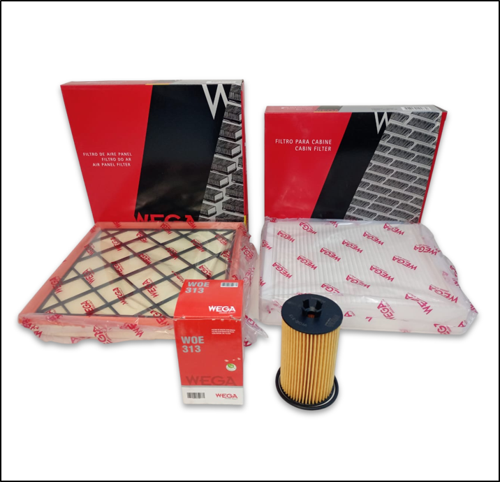 KIT FILTROS (WEGA)   - CHEVROLET CRUZE 1.816V 141 CV 2010/...