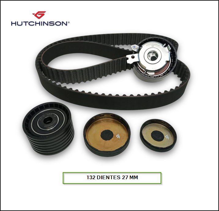 KIT DE DISTRIBUCION RENAULT CLIO II / KANGOO / MEGANE / LOGAN / LAGUNA 1.6 16 v MOTOR K4M (132 DIENTES 27 MM) - VKMA-06020