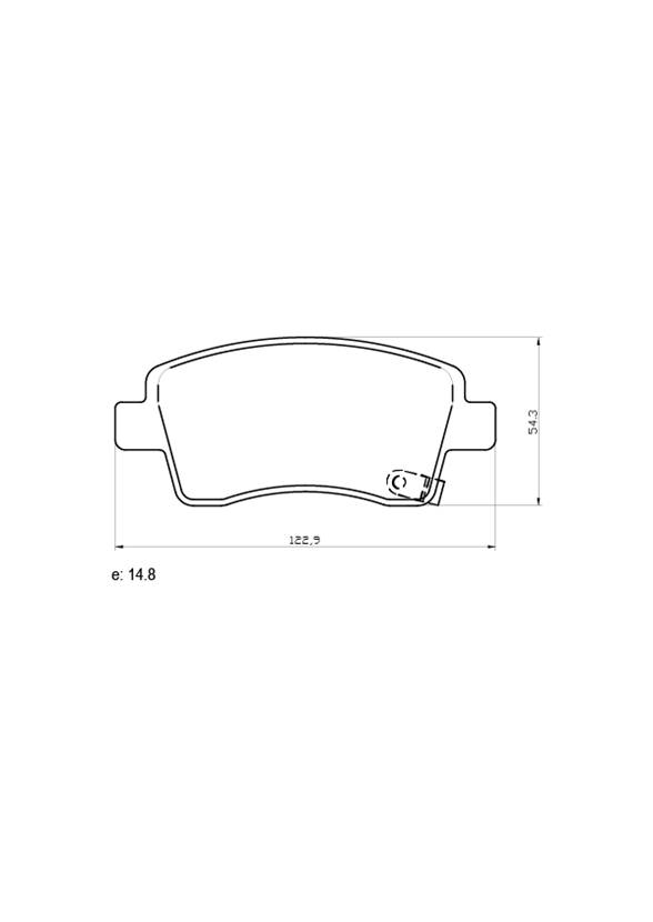 PASTILLA DE FRENO DEL TOYOTA ETIOS XS/XLS 13/... (1.5)