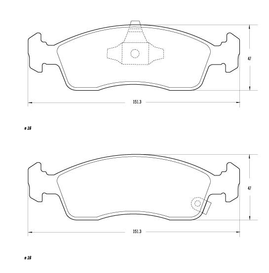 PASTILLA DE FRENO DEL CHEVROLET COBALT LT-LTZ (1.8)/ONIX LT-LTZ (1.4)/ PRISMA LT- LTZ (1.4) 12/...