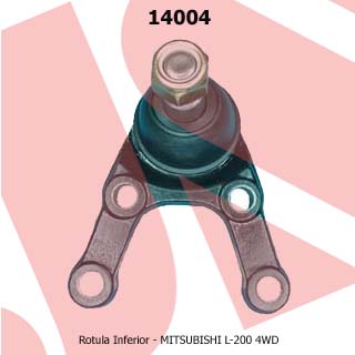 ROTULA DE SUSPENSION INFERIOR - L 300 - 4WD 82 / MONTERO 82/.. - GALLOPER 91/03   (14004)