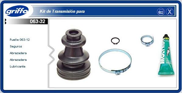 KIT DE REPARACION TRANSMISION LADO CAJA CITROEN AX/C15-PEUGEOT 106/205/306