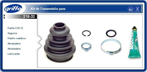 KIT TRANSMISION LADO CAJA ESCORT -TOLEDO